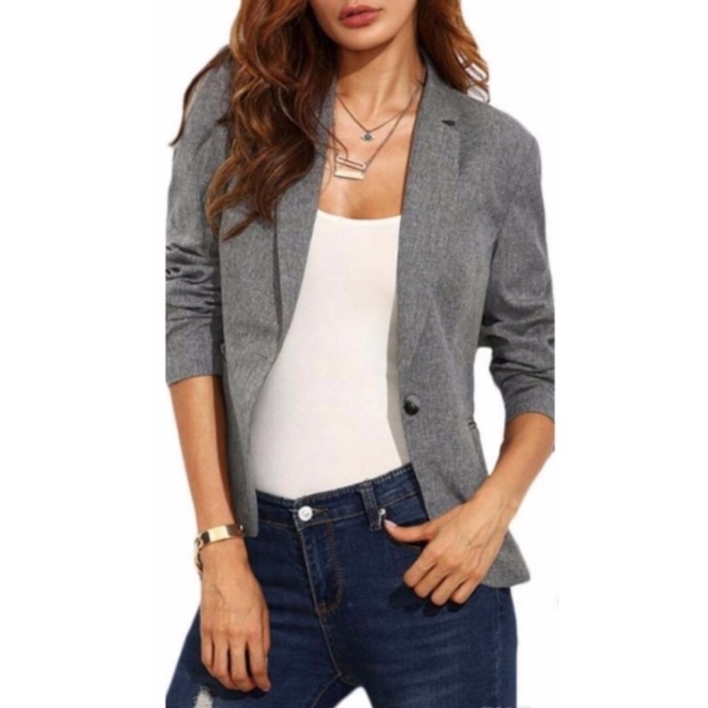 “BODY BY VICTORIA” Blazer Jacket